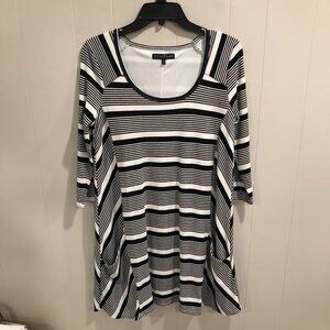 Fifth & Park Striped Dress Size S